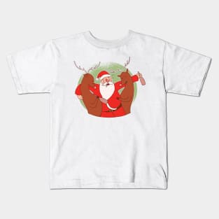 Drunk Santa Kids T-Shirt